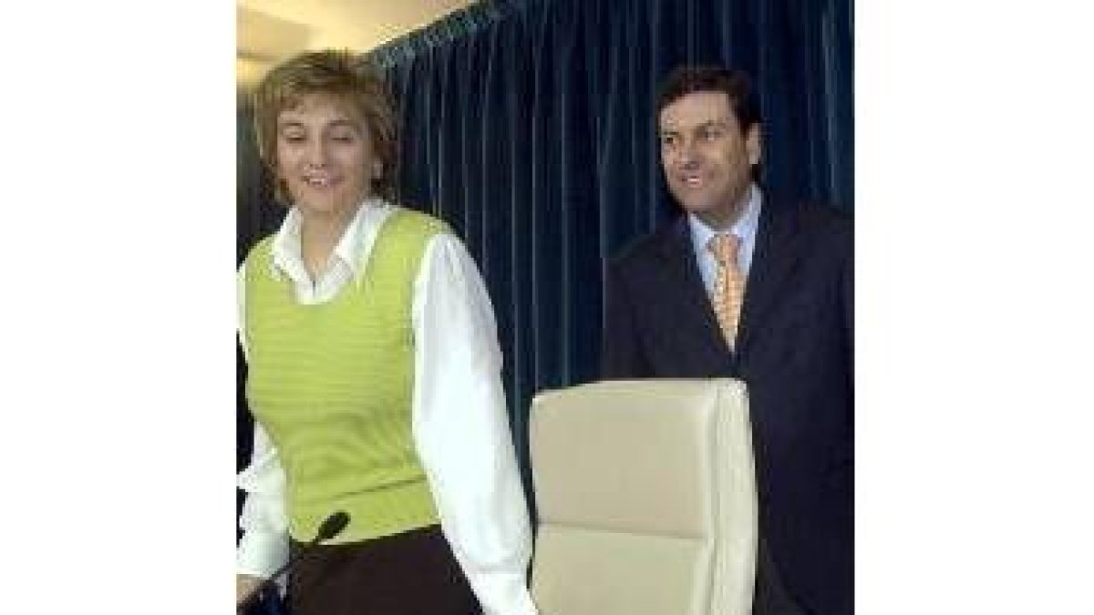 María Jesús Ruiz y Carriedo, en la rueda de prensa del consejo