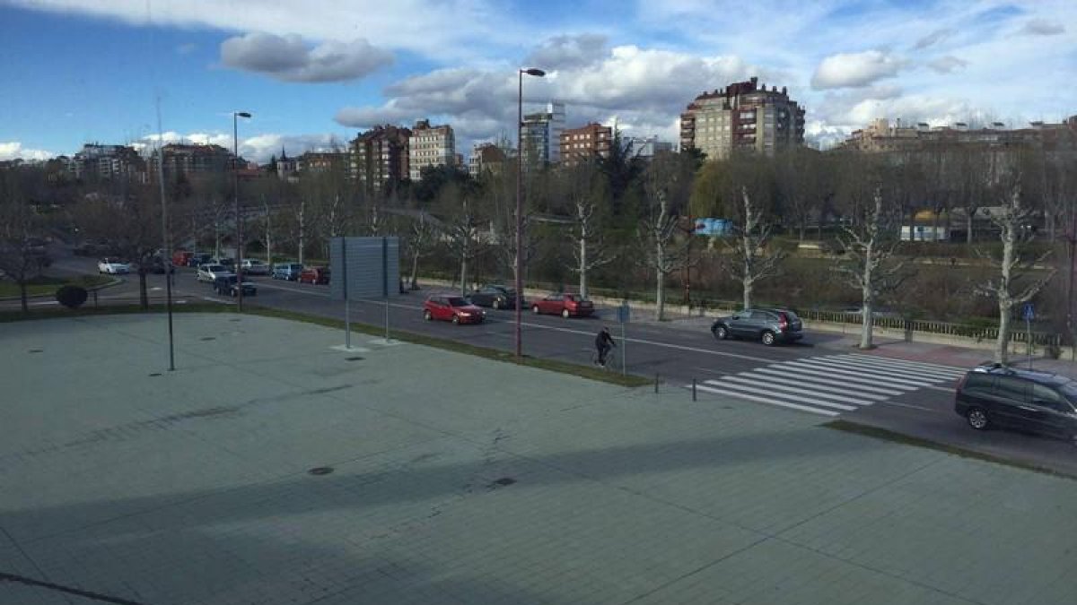 Exterior del Ifycel, a donde se trasladará el Conservatorio, en el lugar que ocupan los bajos del estadio de fútbol