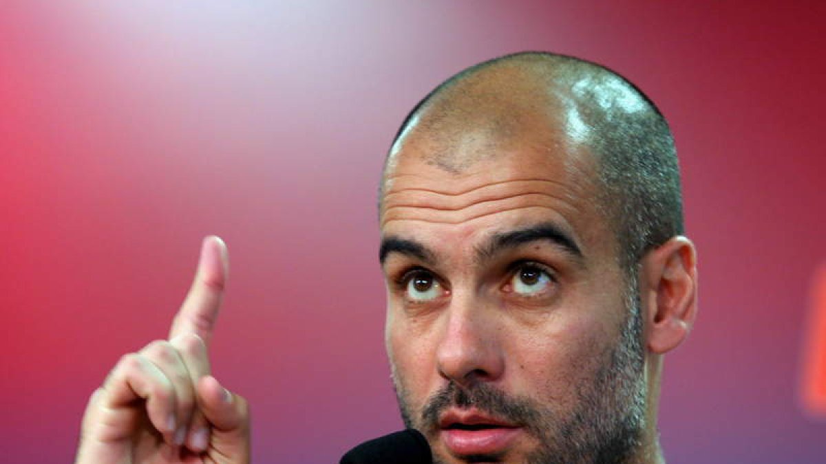 Pep Guardiola suspira por lograr hoy el triunfo.