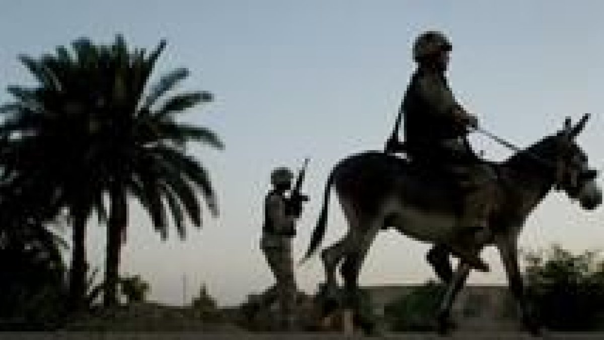Las fuerzas armadas estadounidenses continúan en Irak, en la imágen las calles de Habaniyah