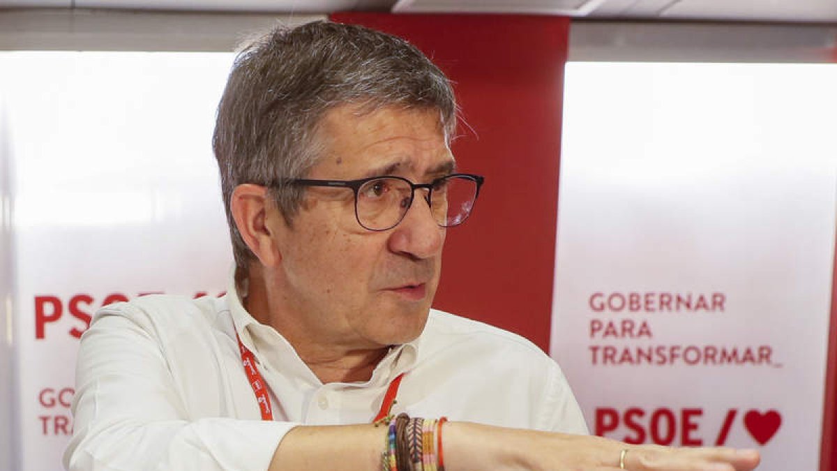 El portavoz socialista, Patxi López. EFE