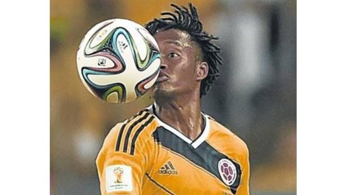 Cuadrado, durante el partido ante Uruguay disputado en Maracaná.
