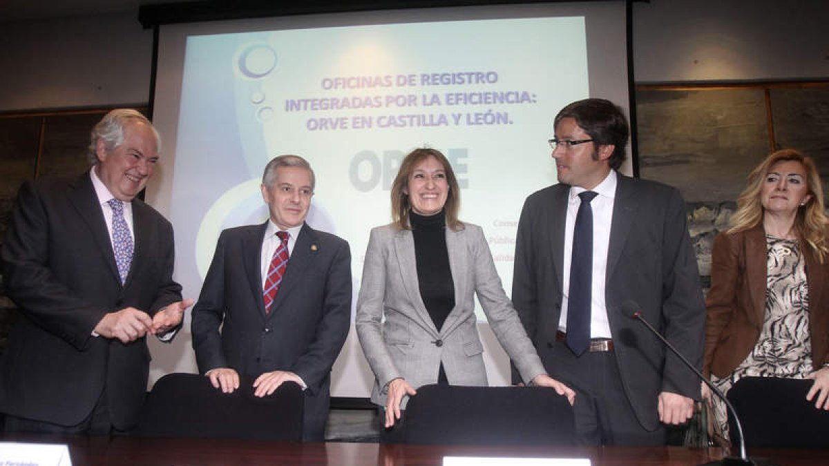 La viceconsejera explicó ayer en León la plataforma Orve.