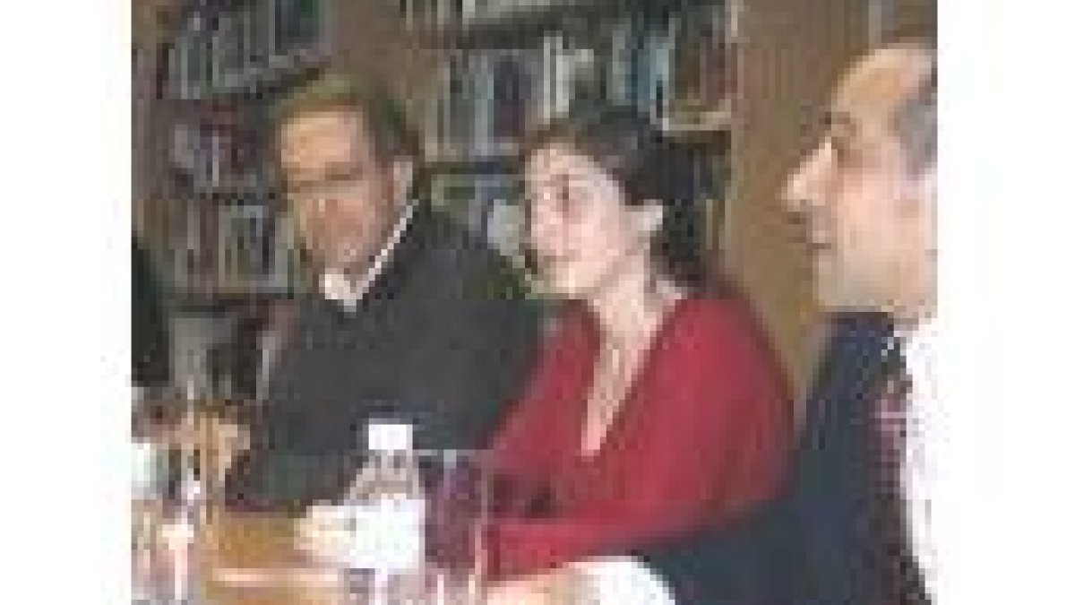La escritora Espido Freire, en un momento de su conferencia