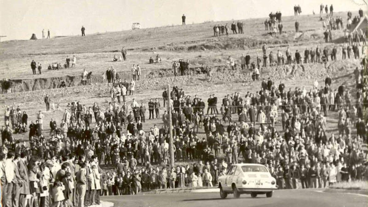 Primer Premio Ciudad de León de Otoño celebrado en 1968. En la imagen el tramo de Eras de Renueva.