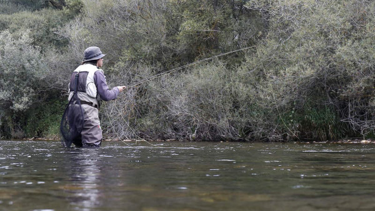 Las solicitudes para el sorteo de cotos de pesca se pueden realizar desde el 1 de diciembre. FERNANDO OTERO
