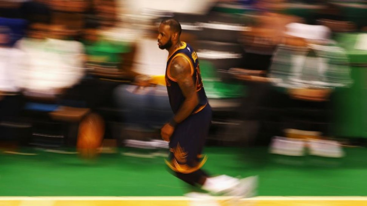 Lebron James, ante Durant, en las últimas finales de la NBA