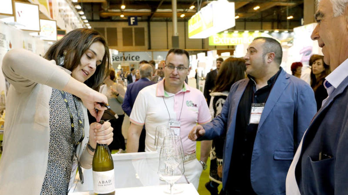 Bodega del Abad es una de las empresas leonesas que participan en la muestra.