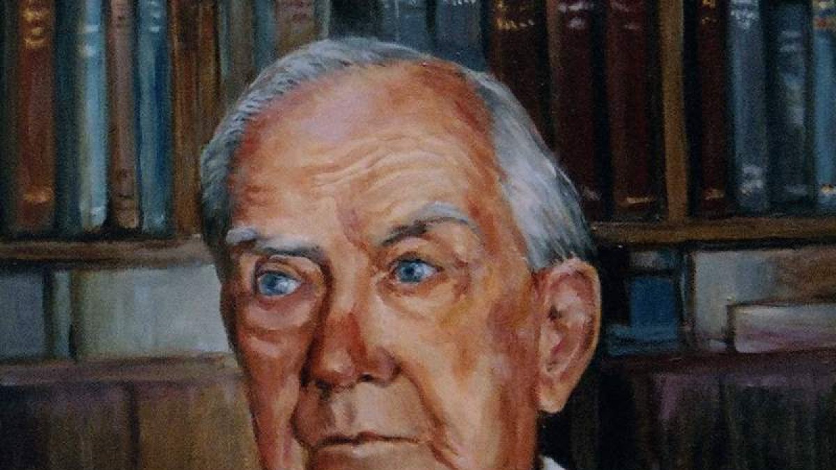 Retrato del escritor británico Graham Greene