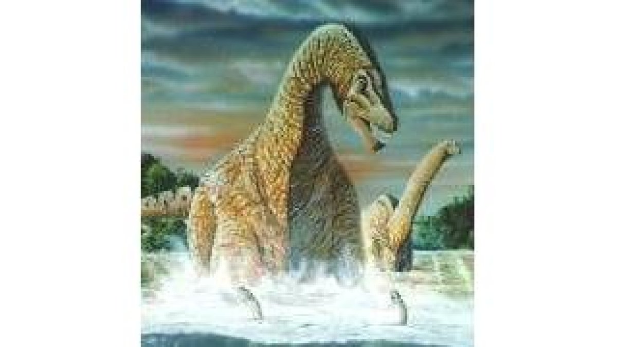 Recreación del dinosaurio más antiguo conocido hasta ahora