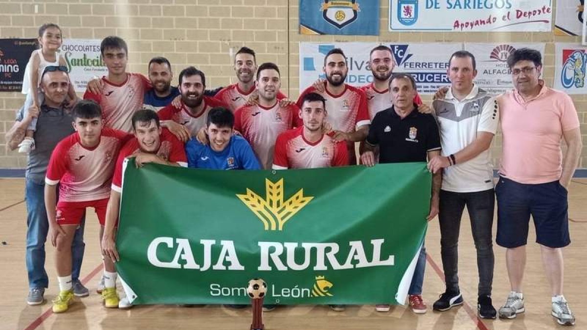 Formación del equipo del Matallana FS, campeón de Copa. DL