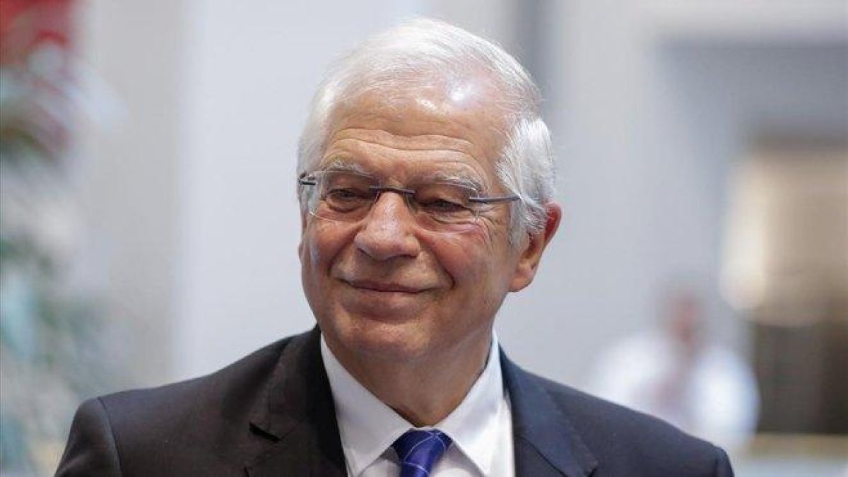 Josep Borrell, este miércoles en Bruselas.