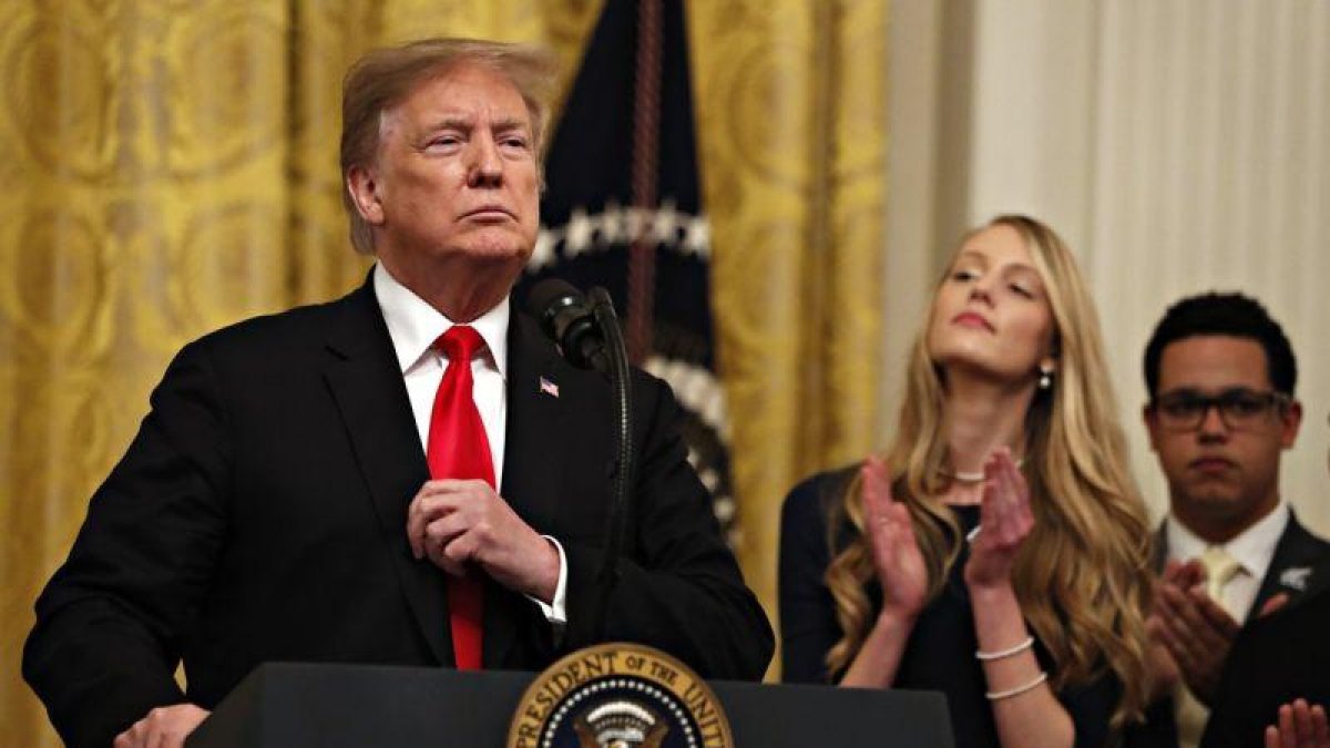 Trump considera que los estudiantes estadounidenses de ideología conservadora están, dijo, bajo asedio.
