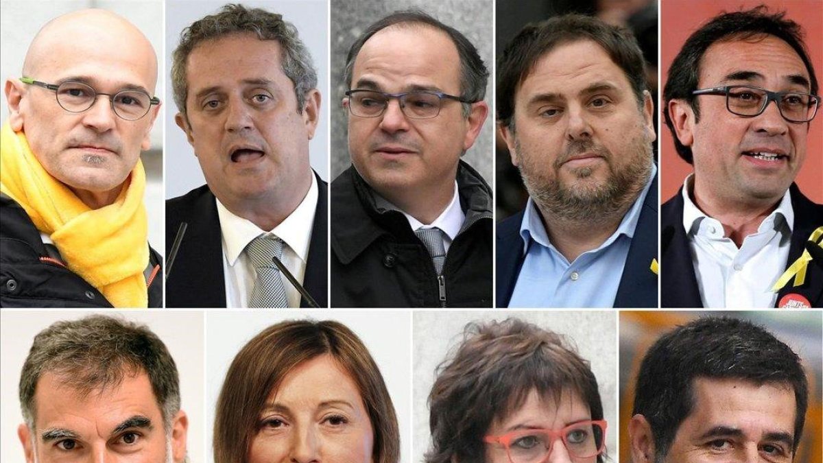 Líderes independentistas encarcelados