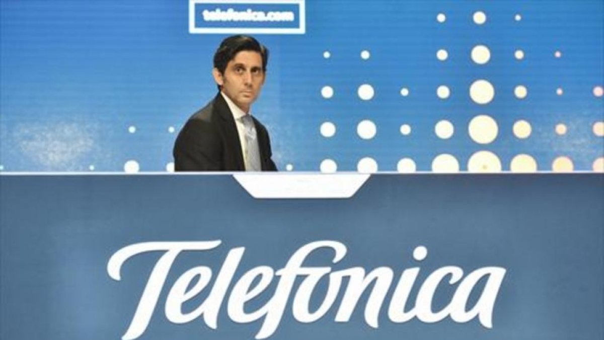 José María Álvarez-Pallete, presidente de Telefónica, en Madrid.