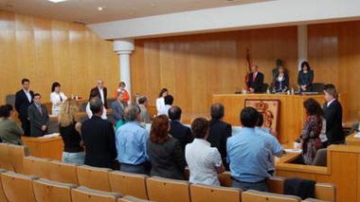 El Pleno guardó un minuto de silencio por la última mujer asesinada