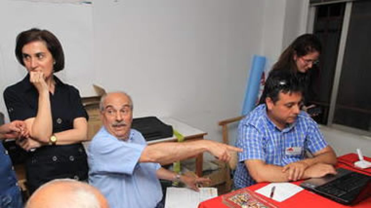 Adelina Rodríguez, el domingo con gesto de incertidumbre.