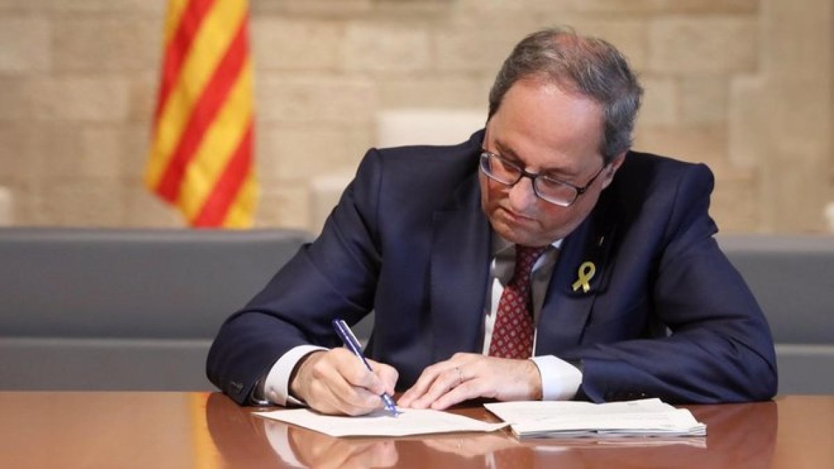 El president del Govern, Quim Torra.