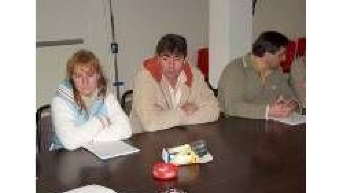El grupo popular de Fabero, en la celebración de una sesión plenaria