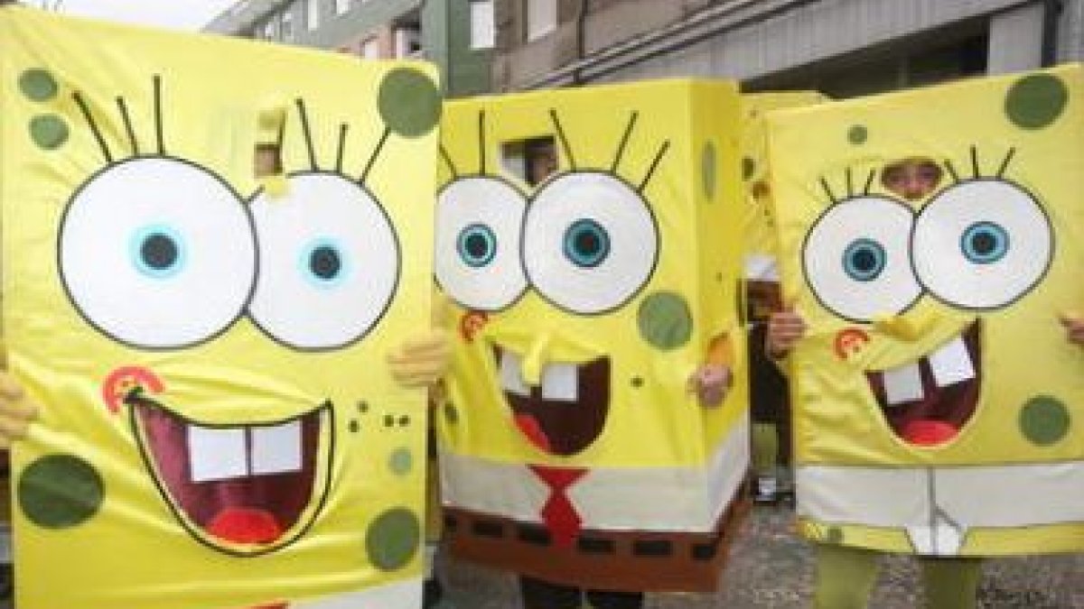 Con corbata o gallumbos: Bob Esponja.