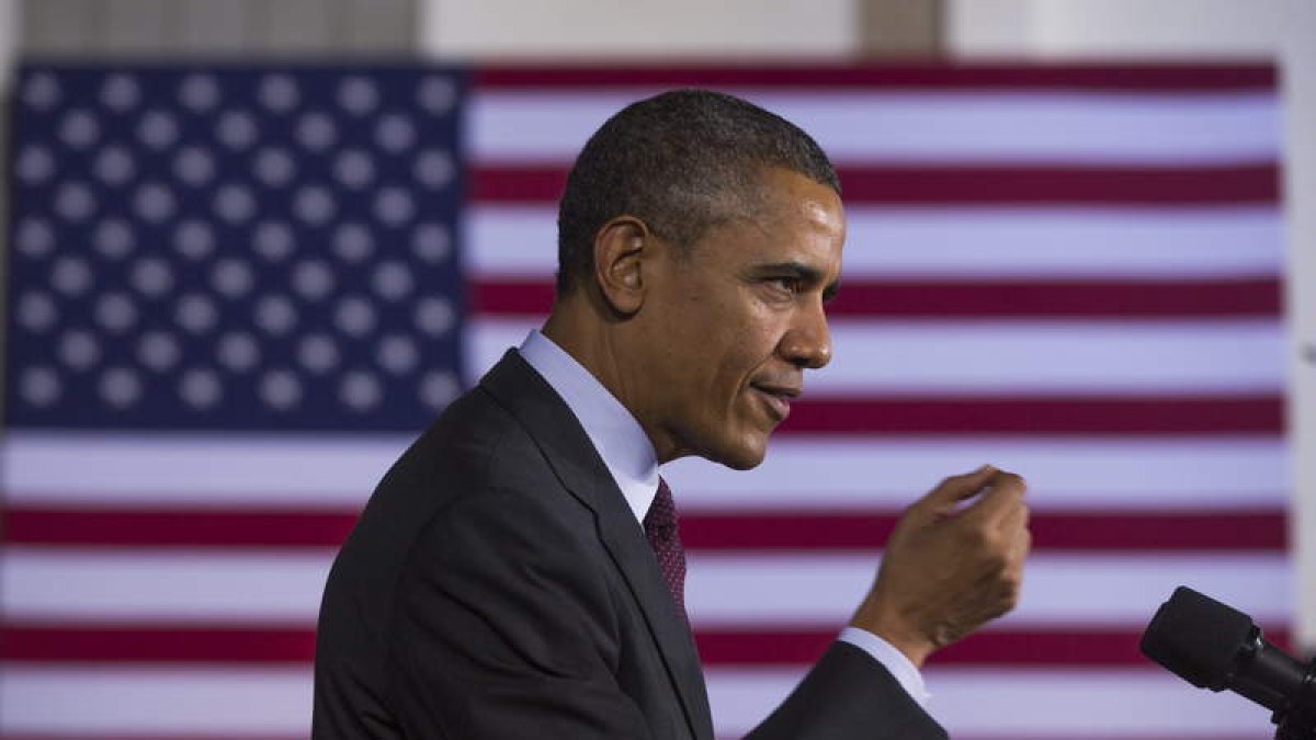 El presidente estadounidense, Barack Obama, durante un discurso en Maryland,.