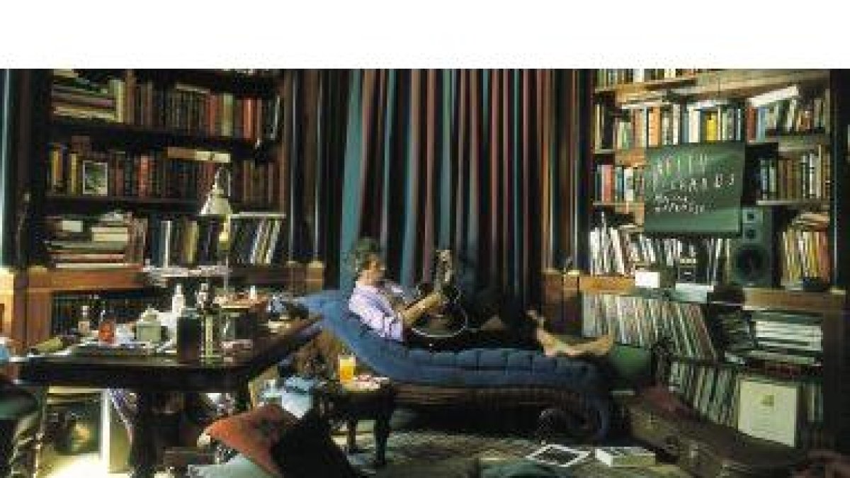 Richards, en una de sus casas.