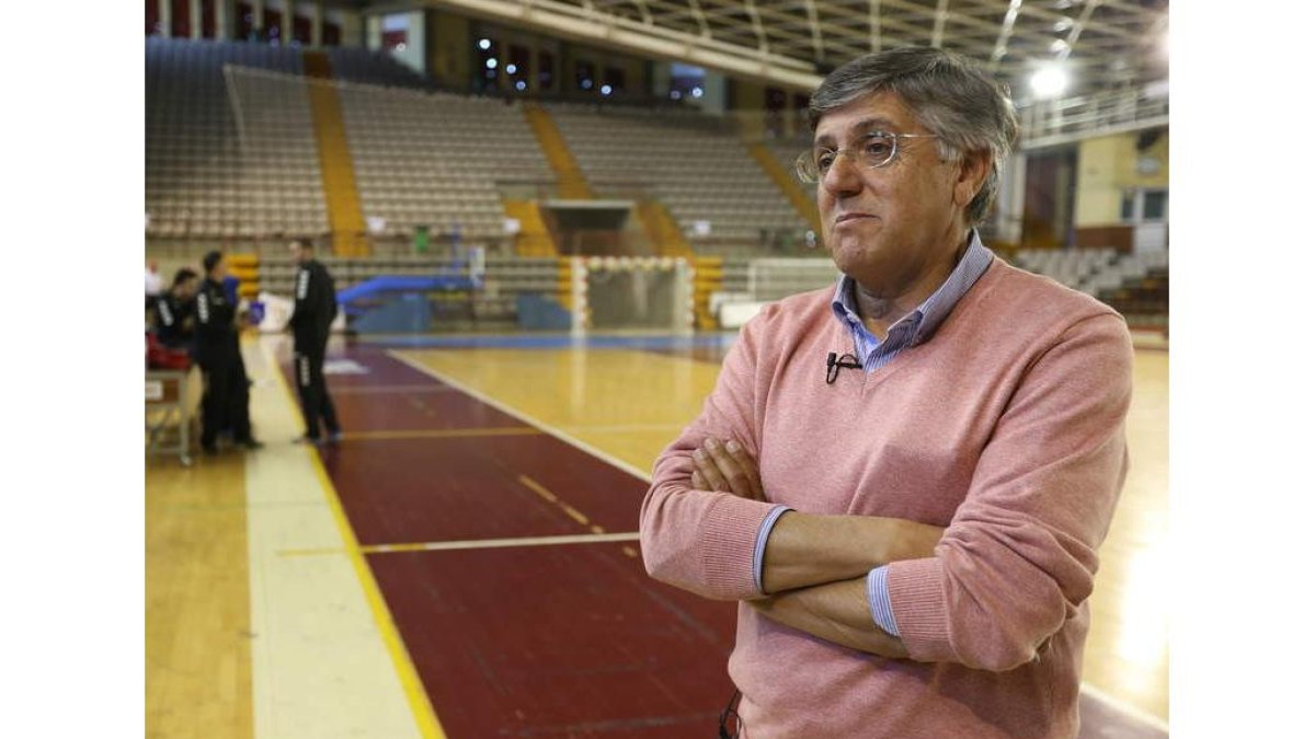 El presidente del Abanca Ademar, Tano Franco.