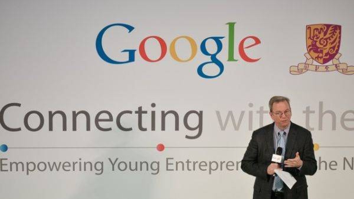 Eric Schmidt, director general de Google.