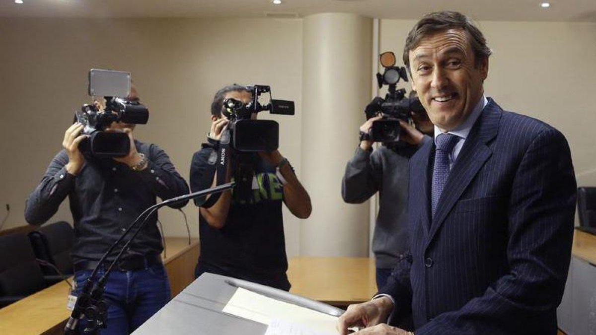 El portavoz del PP, Rafael Hernando.