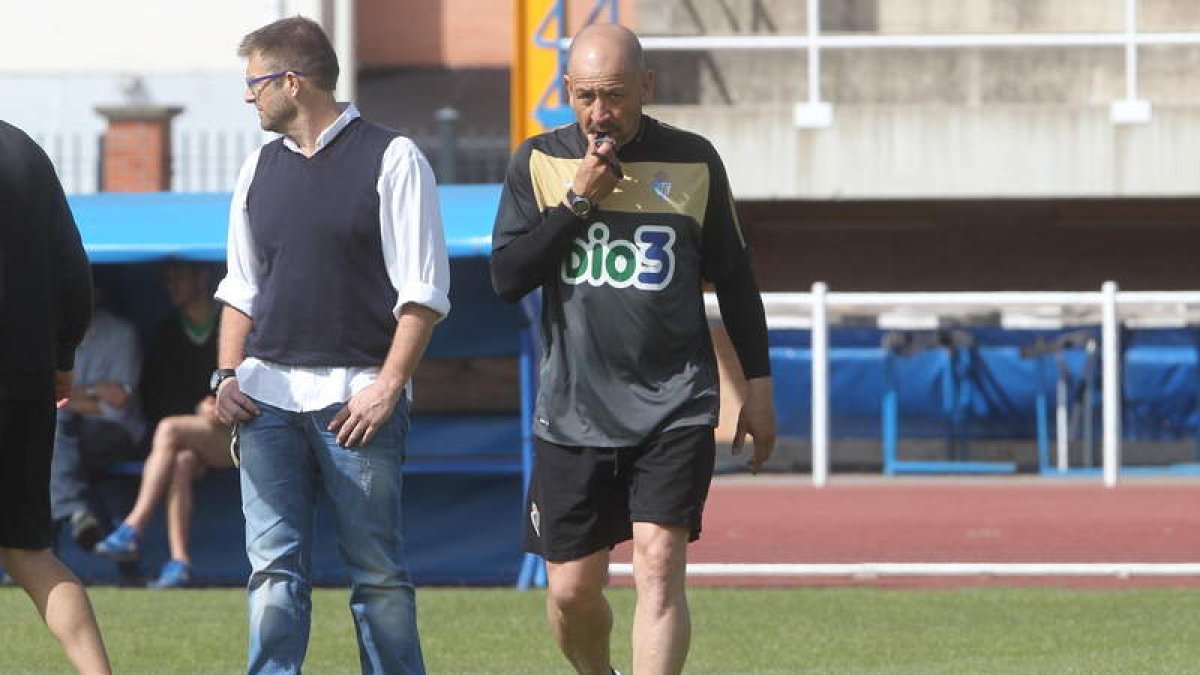 Claudio sabe que El Toralín puede jugar un papel determinante en el partido de mañana.
