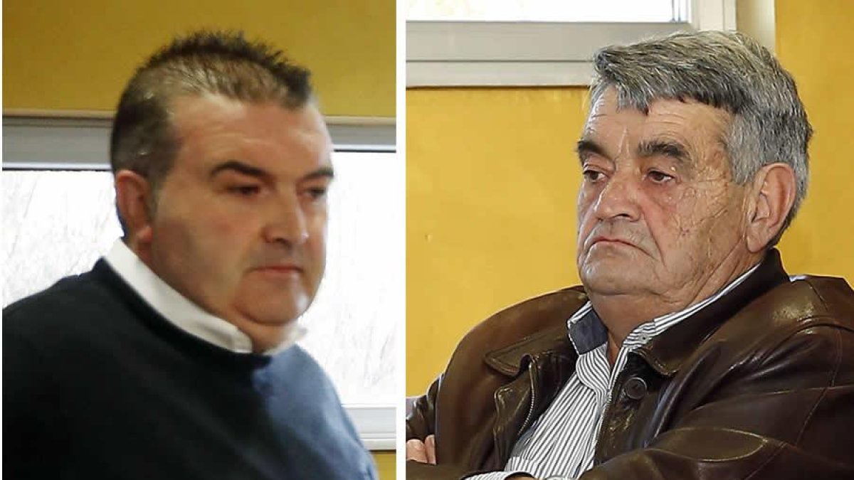 Roberto Aller Llamas, a la izquierda, ocupará la alcaldía en lugar de Ismael Lorenzana.