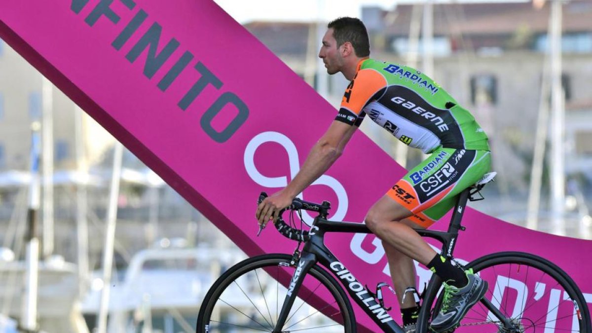 Stefano Pirazzi, en la presentación del Giro del centenario, este jueves.