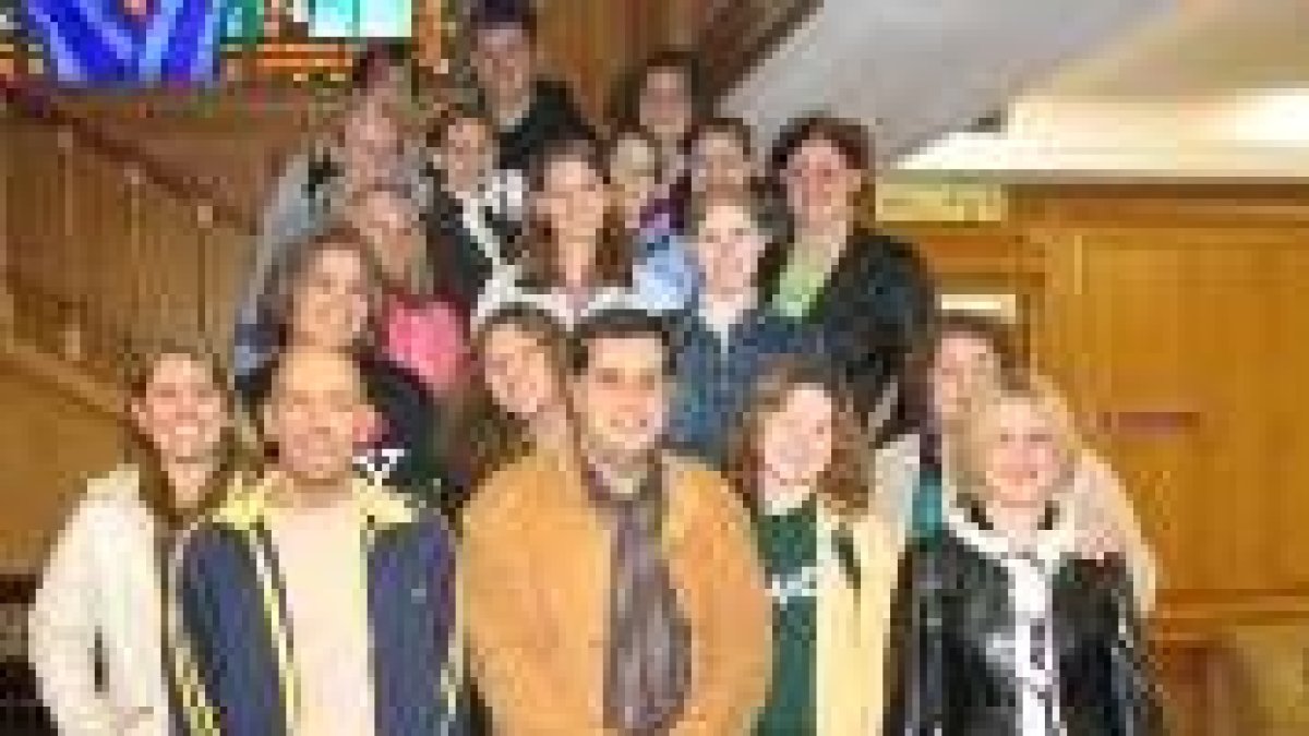 El edil de Participación Ciudadana y Juventud con los estudiantes americanos