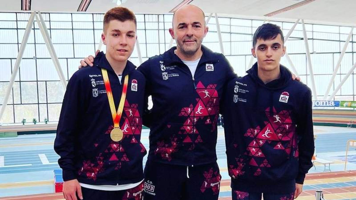 Jesús González y Hugo Carnicero brillaron en el Nacional. DL