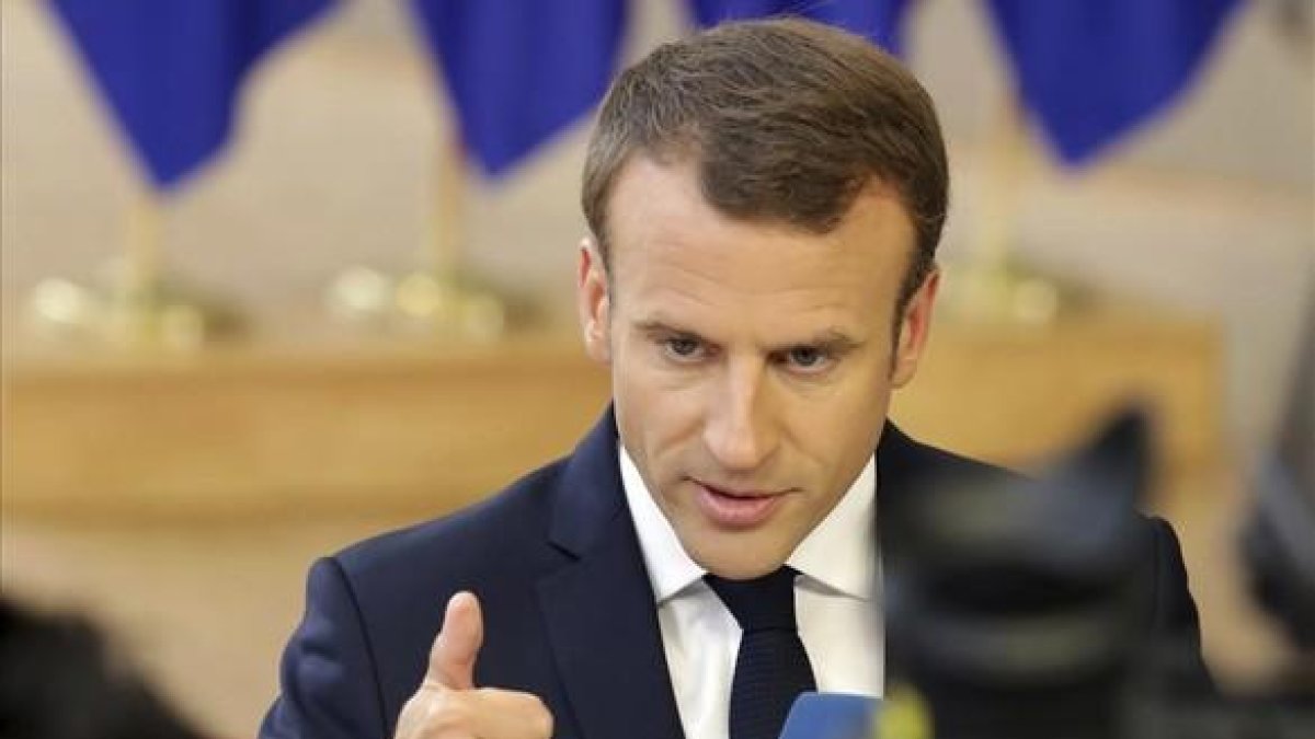 El presidente de Francia, Emmanuel Macron.