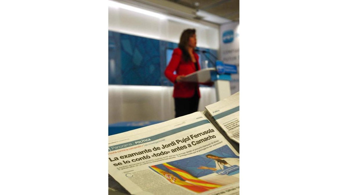 La presidenta del PP catalán, Alicia Sánchez-Camacho.