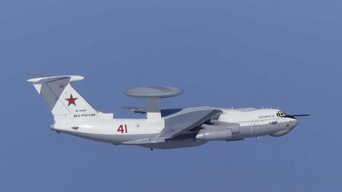 Avión ruso que violó el espacio aéreo surcoreano.