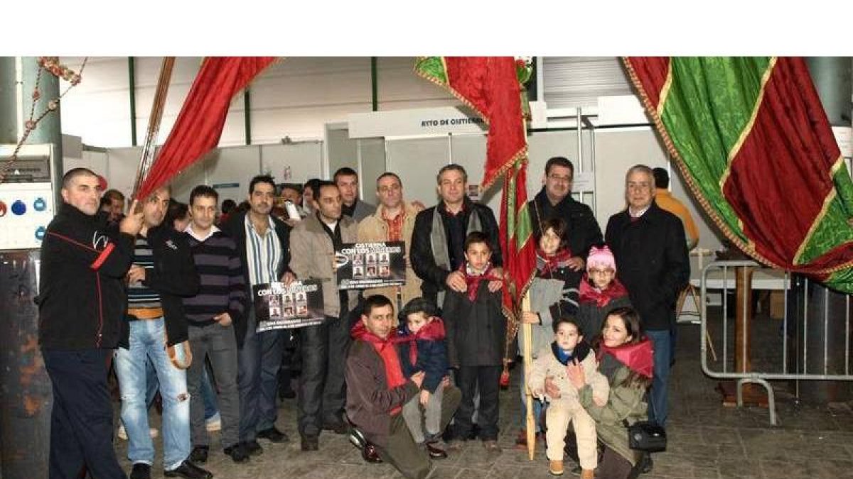 Los mineros que se encerraron en Santa Cruz, homenajeados en Cistierna.