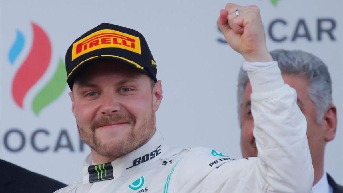Valtteri Bottas (Mercedes) gana el GP de Azerbaiyán y lidera el mundial de Fórmula 1.