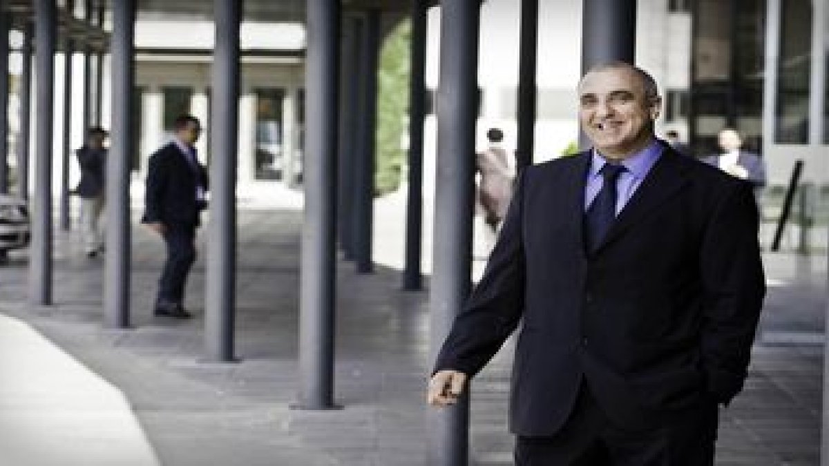 El empresario Victorino Alonso, antes de la entrevista que concedió a Diario de León.