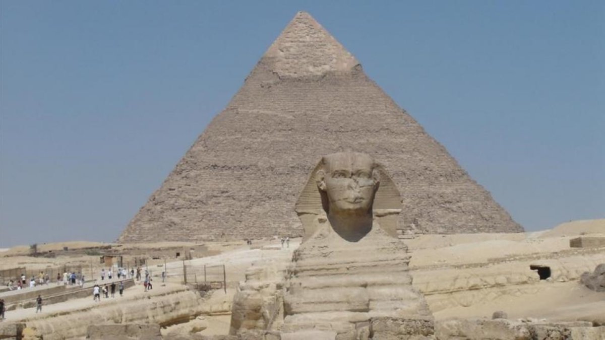 Imagen del conjunto arqueológico de Guiza, en Egipto.