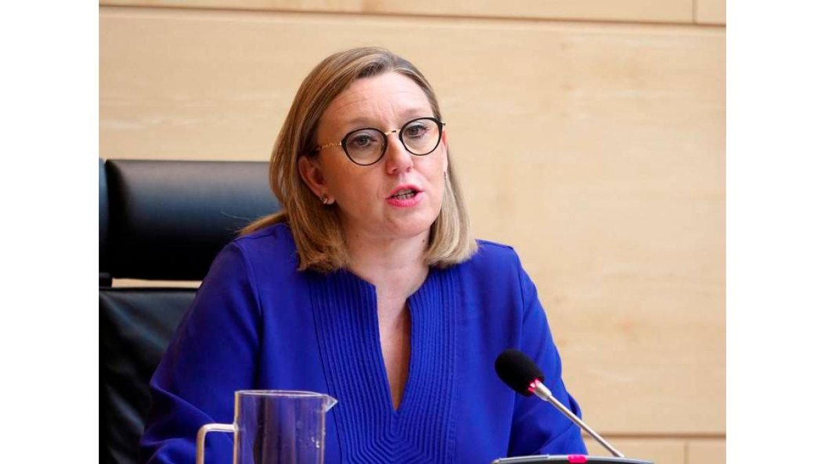 la consejera de Familia. Milagros Marcos, ayer. R. GARCÍA