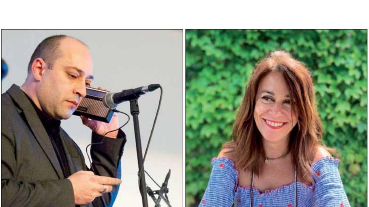 El autor y actor Víctor M. Díez, y la poeta Beatriz García protagonizarán el Día de la Poesía junto al pianista Fernando Ballarín. DL