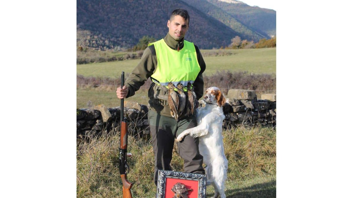 Adrián Chico, campeón autonómico de becada.