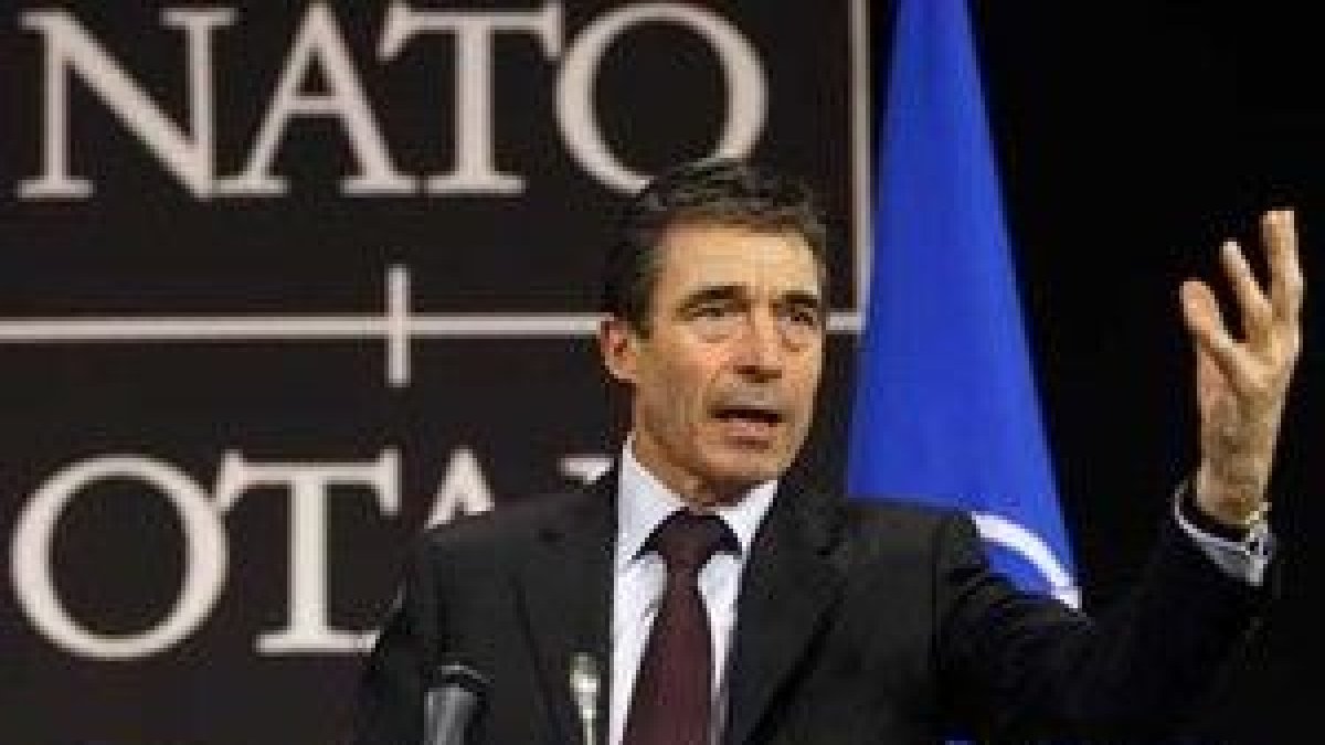 Anders Fogh Rasmussen, secretario general de la OTAN.