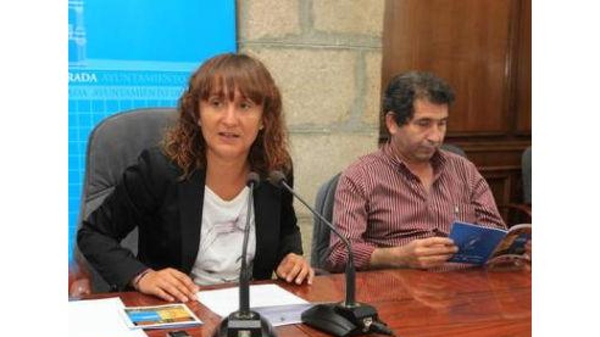 Téllez y Varela ayer en la presentación del programa.