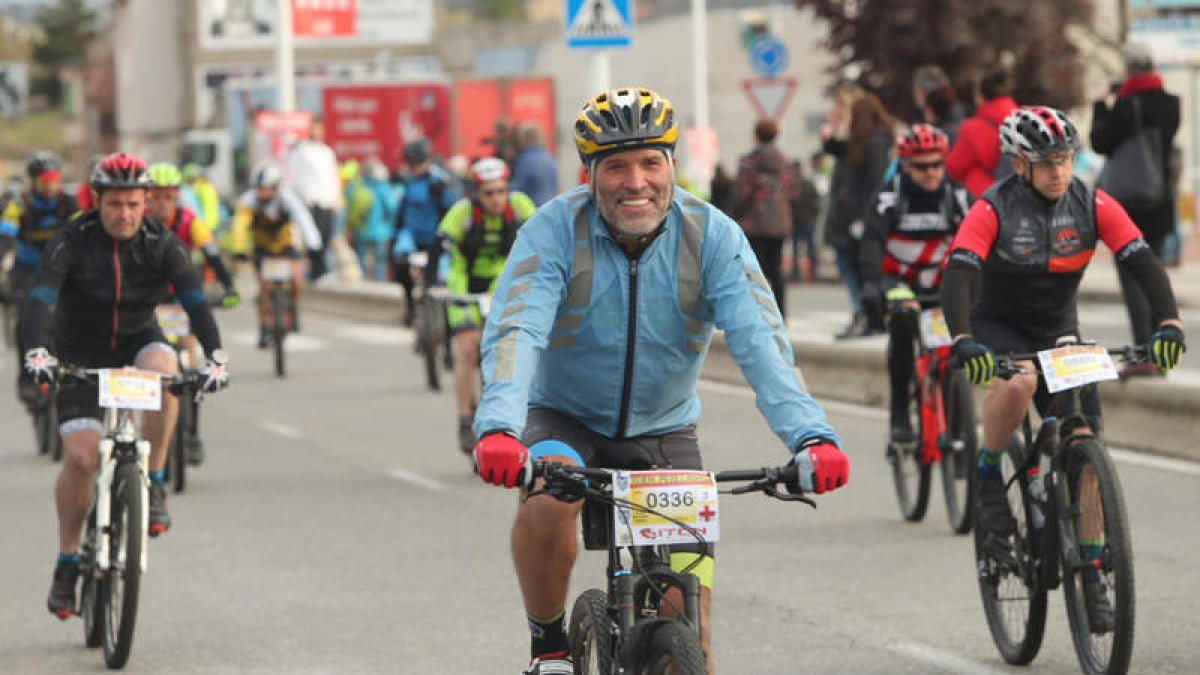 La bicicleta de montaña concitó a 2/3 de los participantes. DE LA MATA