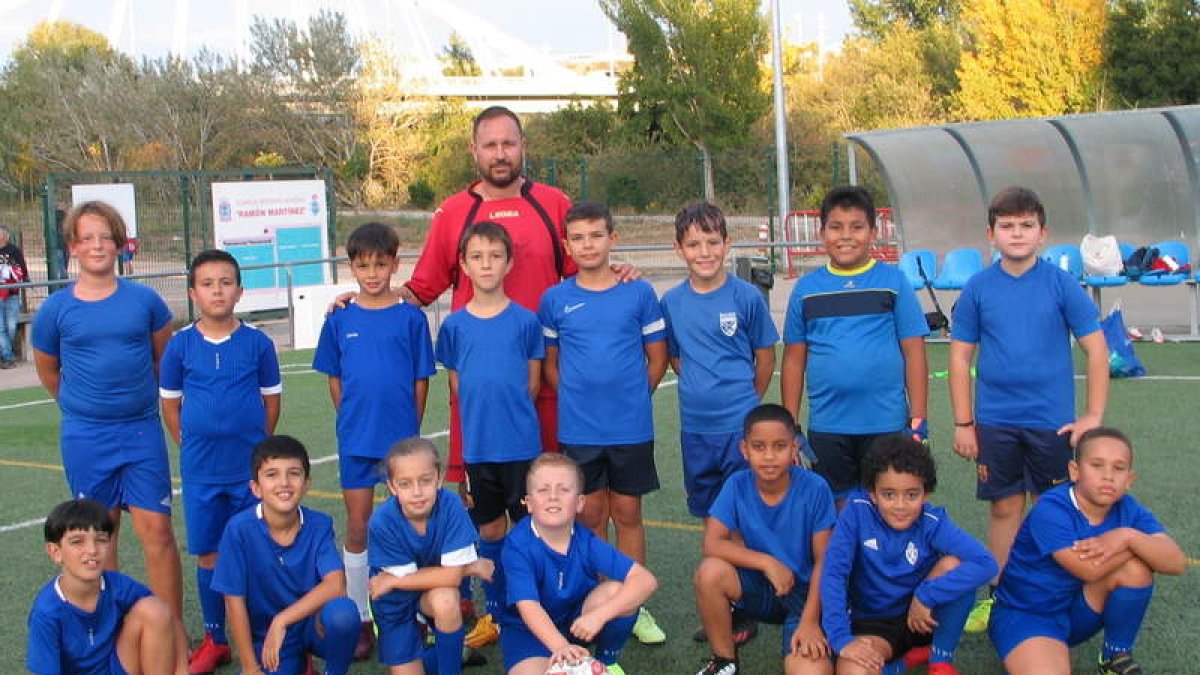 Equipo del Ponferrada City de la categoría benjamín. MANUEL MACÍAS