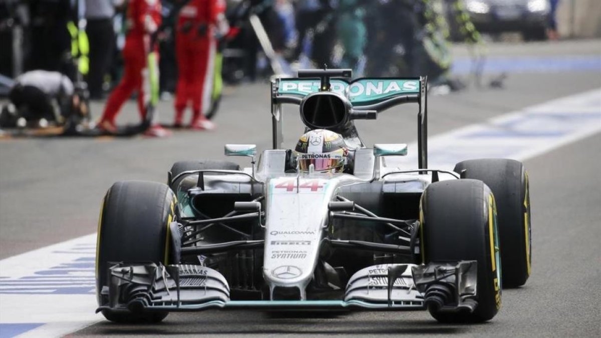 Lewis Hamilton, en Spa