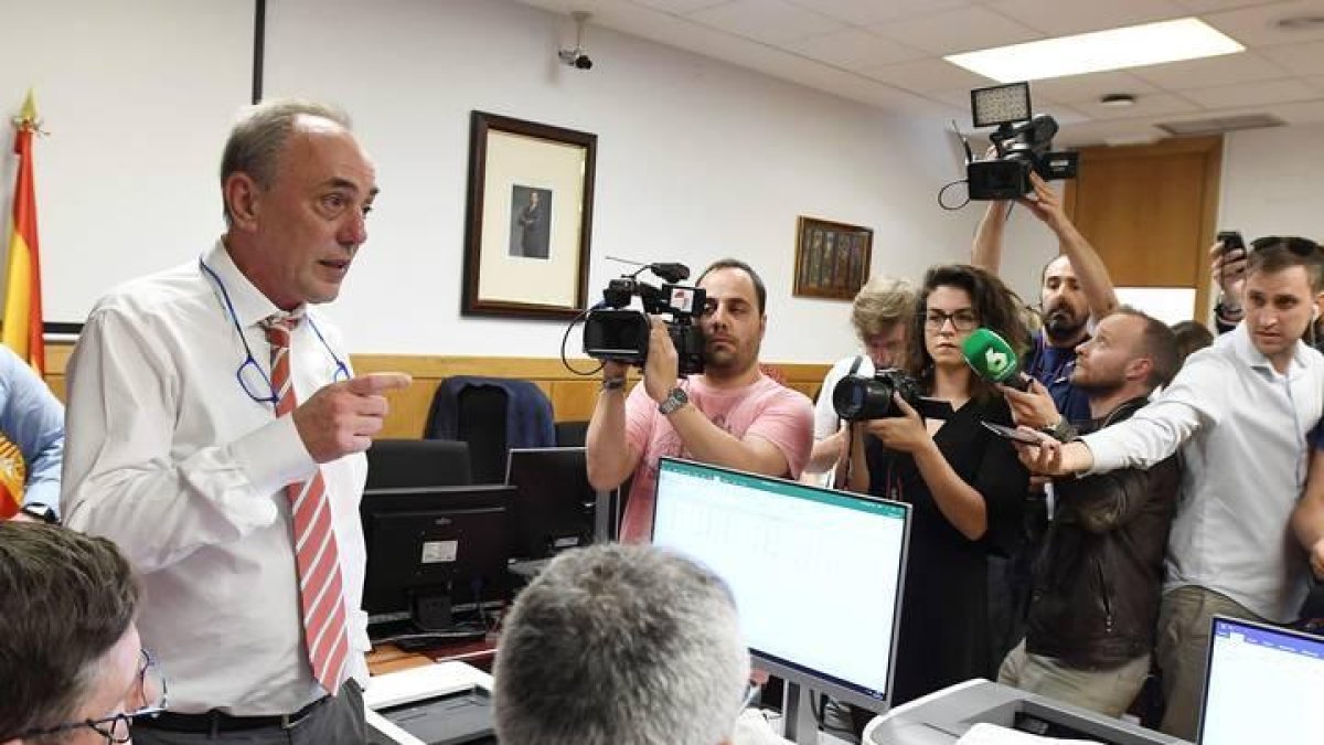 El magistrado Javier Muñiz Tejerina, presidente de la Junta Electoral de Zona de León, al que la Fiscalía de Castilla y León le da la razón.